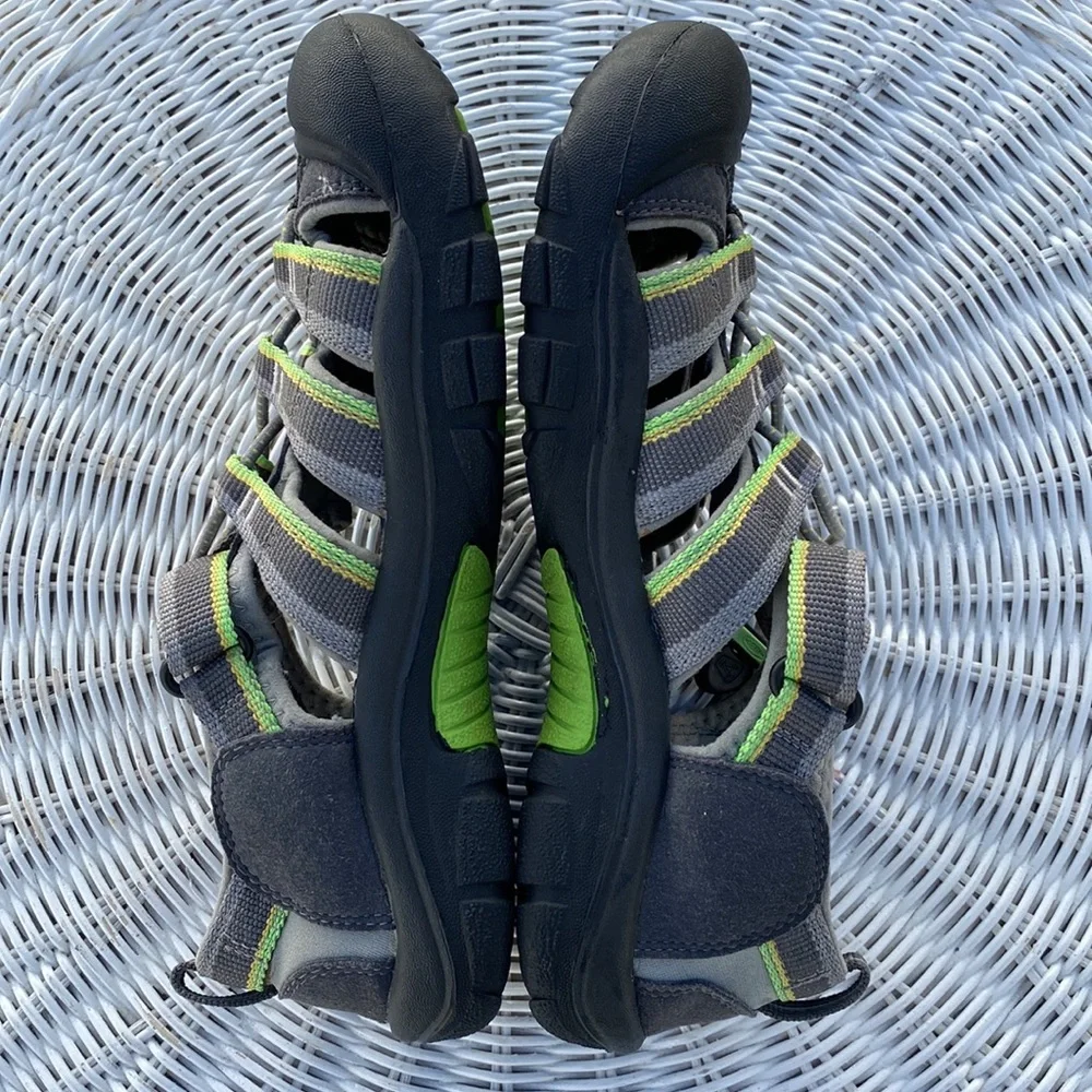 Keen Newport H2 Gray Green Water Hiking Sport Sandals (1014266) Size 5